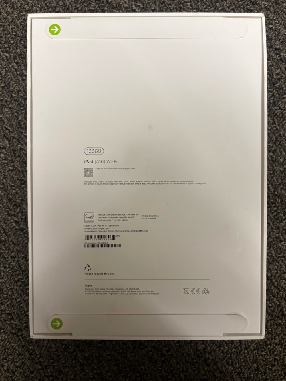 New In Box Apple 2025 Yellow IPad - Picture 2 of 2